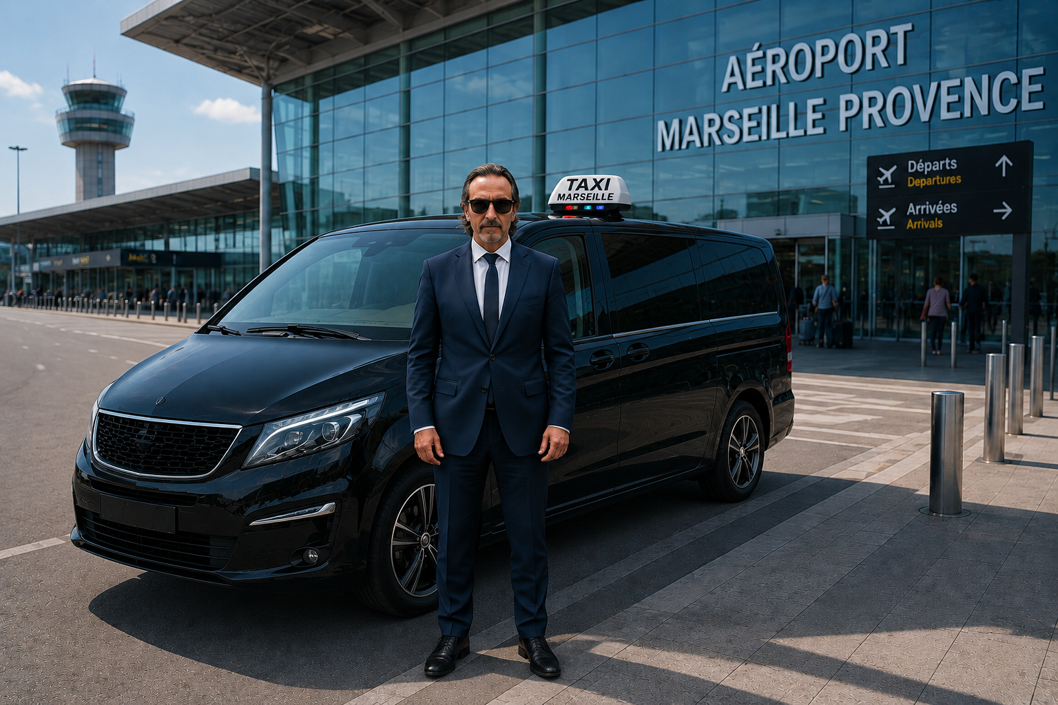 Transfert aéroport Marseille Provence avec Turquoisedriver